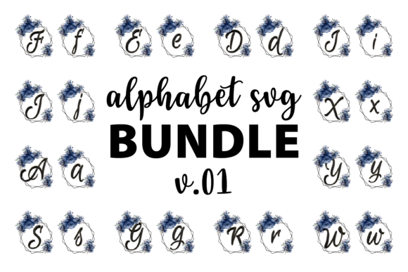 Download A-Z Alphabet Letter Craft SVG Bundle - Craft svg bundle Collection