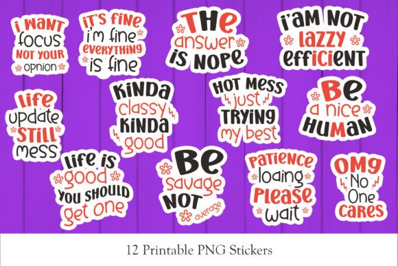 Download Sarcastic Printable Sticker Png Bundle - Sarcastic printable Collection
