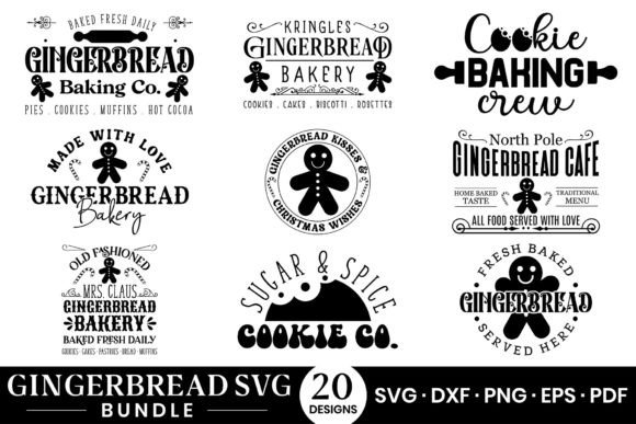 Download Gingerbread SVG Bundle - Gingerbread svg Collection
