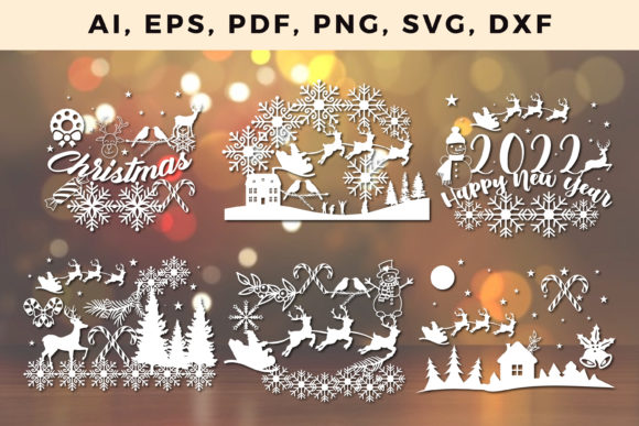 Download Cut CHRISTMAS ORNAMENTS Craft Svg Bundle - Craft svg bundle Collection