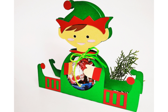 Download SVG Templates. ELF Candy Holder. - Svg templates Collection