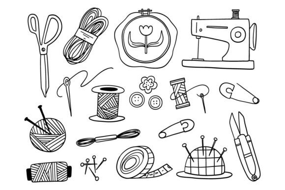 Download Sewing Tools Craft SVG Bundle Set Pack - Craft svg bundle Collection