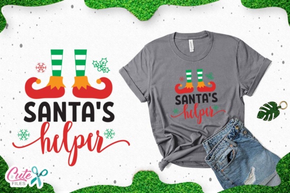 Download Santa`s Helper, Christmas Cut Files for Crafters - Christmas cut files Collection