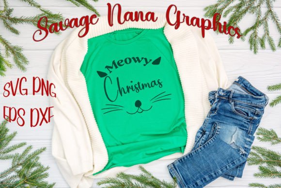 Download Meowy Christmas Cut Files - Christmas cut files Collection